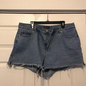 Denim shorts